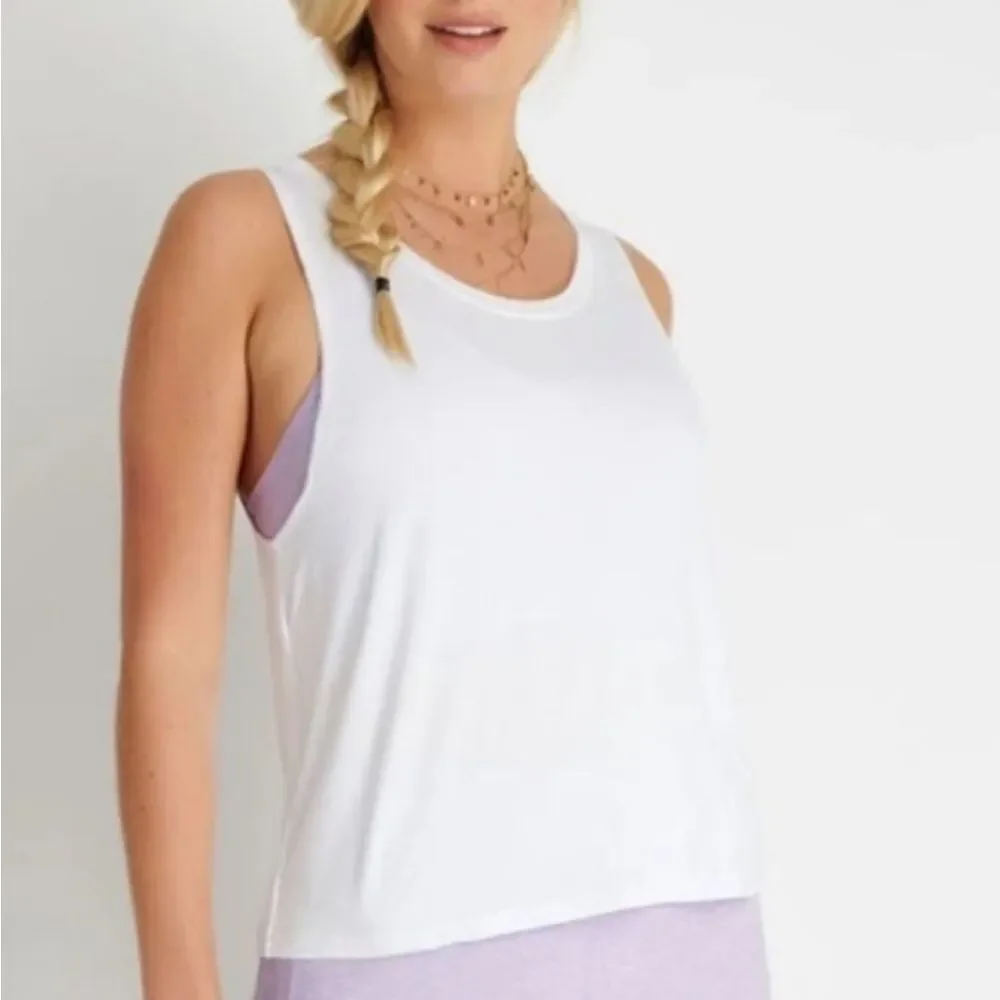 Alo Yoga Central Tank In Color Moss Size XS